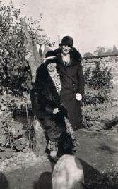 E B Pollard and his wife Honor and mother Mary Emma Pollard (nee Johnson), location and date unknown