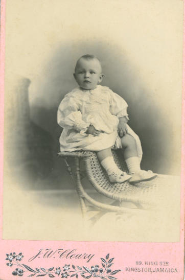 Evelyn Brooke Pollard aged 15 months.  Feb 1902