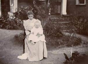 Mary Emma Pollard and Evelyn Brooke Pollard.  Clifton Mount, Jamaica.  1901-2