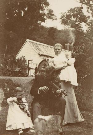 Evelyn Brooke Pollard, Evelyn Richard Hugh Pollard, Mary Emma Pollard and Mary Hope Pollard.  Jamaica 