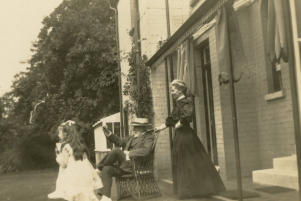 Mary Hope Polland, W.F. Johnson and Mary Emma Pollard
