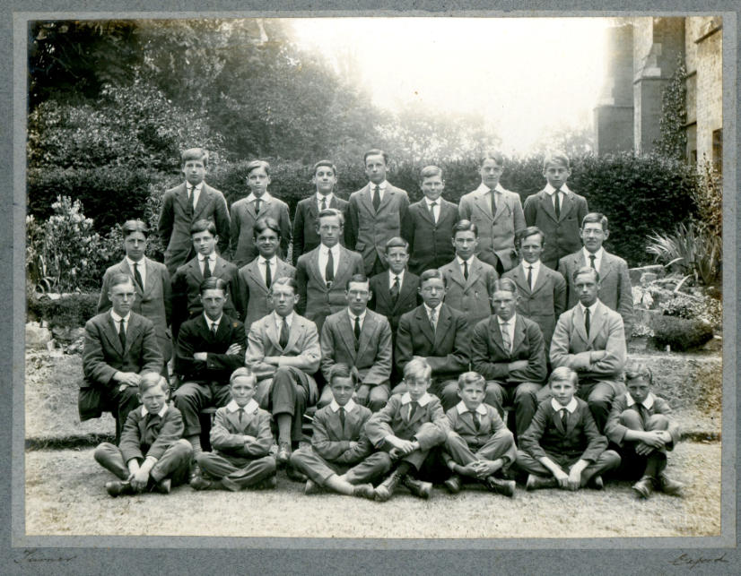 F H Pollard  (on Master's right) St Edwards School Oxford