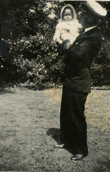 Ismay, with her father, Evelyn.