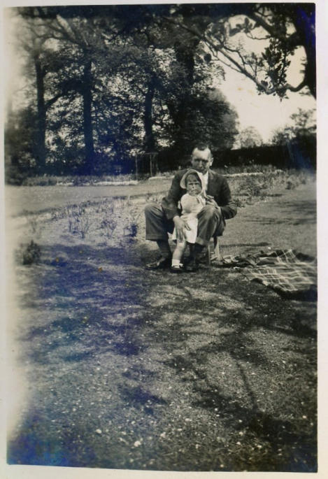Ismay with her father, Evelyn.