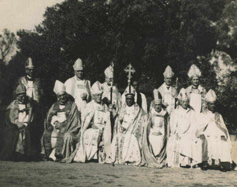 31st January 1951 - Indian bishops at consecration of Frederick Willis as 2nd bishop of Delhi.