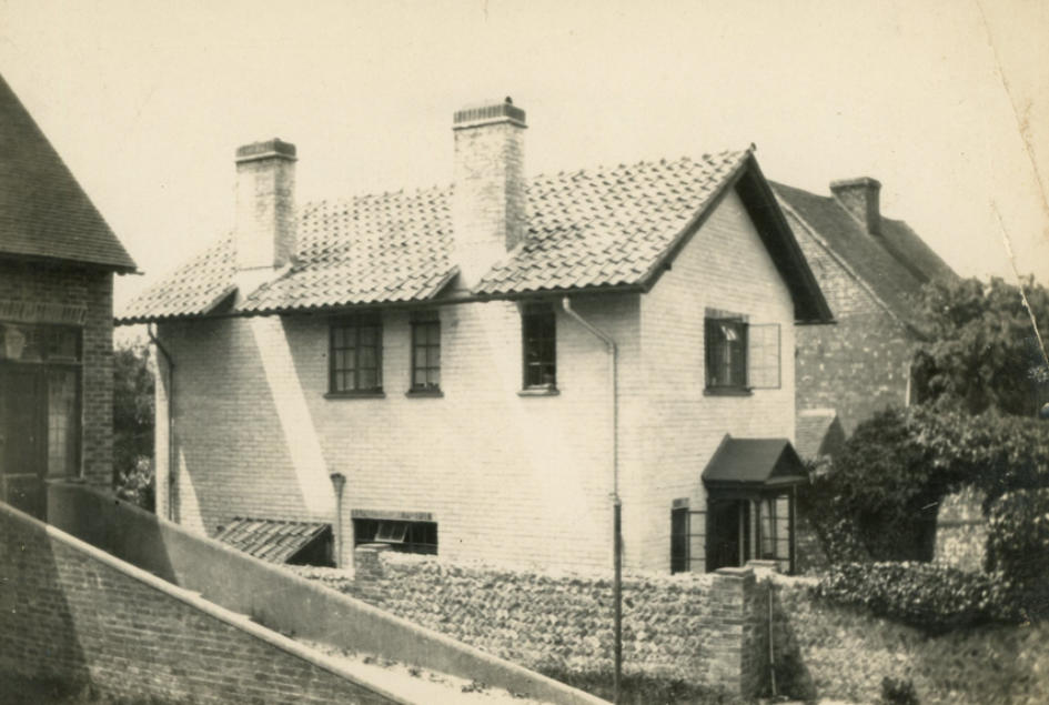 Mrs Wheelwright's cottage from East.