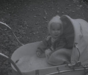 27th October 1965 - Bridget in pram.