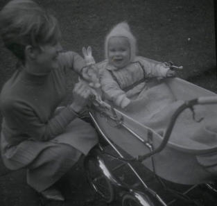 28th October 1965 - Bridget and Georgie.