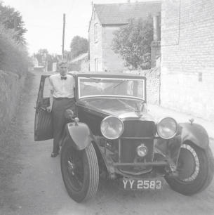 Rikky and Alvis car  15.6.58