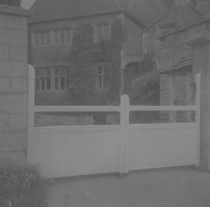 Front gates.  Hillesley Ho.  May 1962