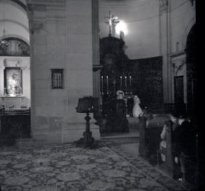 Laudtman Wedding  In church  11.11.50