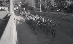 G Kay (?) Band on ramp.  15.11.50