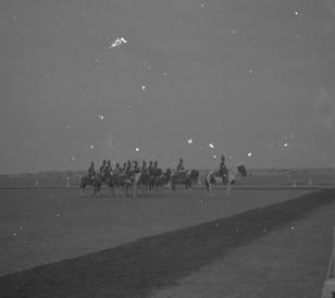 Army Horse Show  Delhi 1952  Guards Lancers band.  31.12.52