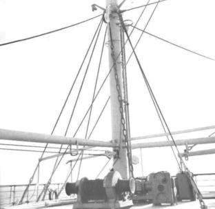M/V Batory boat deck aft.  17.2.52