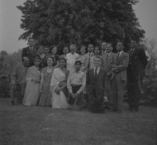 Church recital choir tea group.  16.3.52