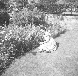 E. Partridge in Haddow's garden  1.3.53
