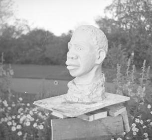 Ruth's sculpture - Negero Head 13.3.54 