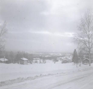 9th January 1965 - Dalarna.  Looking South from Böda to Rättvik