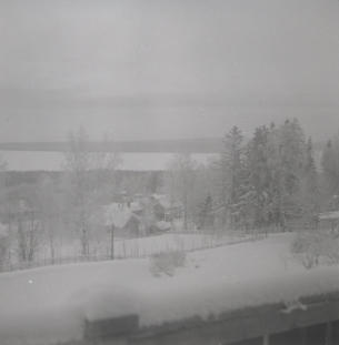 9th January 1965 - Dalarna.  Looking West from Green's hotel