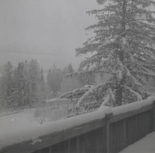 9th January 1965 - Dalarna.  Looking West from Green's hotel