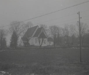 20th January 1965 - Funbo church from South East.  