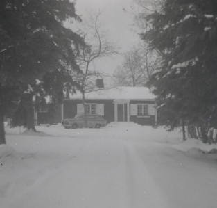 22nd January 1965 - Rävtorp front door.    