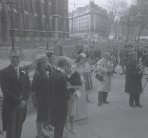 13th March 1965 - Richard Waddington and Clare Stanhope-Lovell wedding