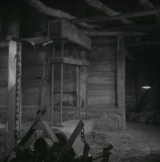 14th May 1966 - Cider press in barn.