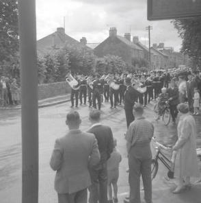 Cirencester Grammer School Band in  July 58
