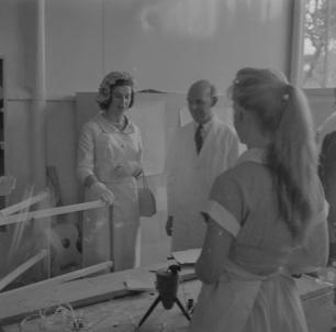 Princess Alexandra & Georgie  Cirencester Grammer School  Quincentenary Celebrations  July 58  (Not H.W.)