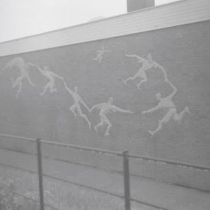 Coventry  Mural on school  22.10.60