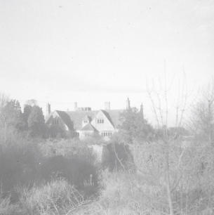 Hillesley Ho from walled garden  30.12.60