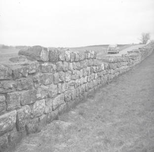 Roman Wall  W. of Birdoswald  8.4.58