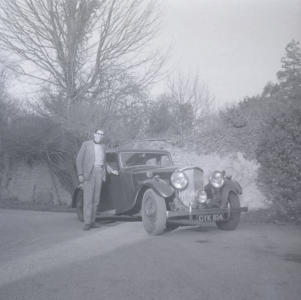 March 1964 - Tim Hodgson and his bentley.