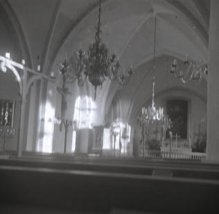 27th December 1964 - Bertolli Square Stockholm church interior