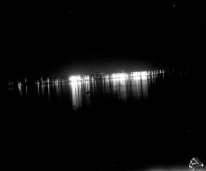 Baghdad  Lights over the Tigris  May 1956