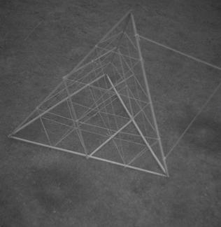 Tetrahedron kite frame   25.3.62