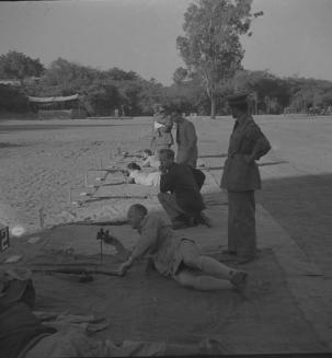 At rifle range  Cariappa  10.11.52