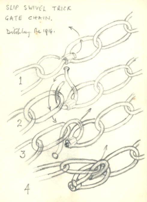 Slip Swivel Trick Gate Chain  Ditchling pre 1914