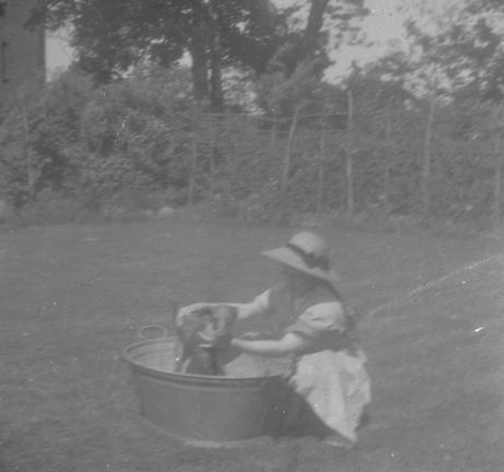 Ruth washing Billums