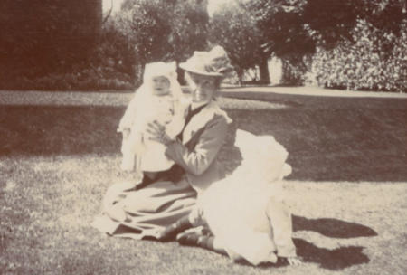 Mary Hope Pollard, Mary Emma Pollard (nee) Johnson and Evelyn Brook Pollard, believed to be Jamaica